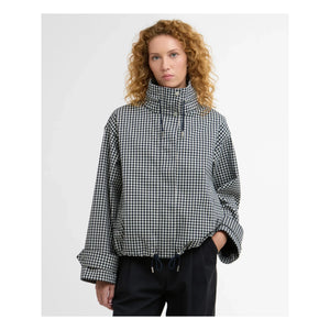 Barbour - Bronwyn Wasserdichte Karo-Jacke | Grau