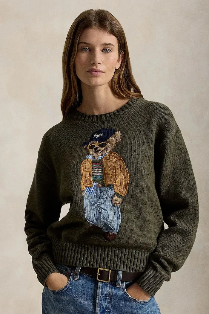 Polo Ralph Lauren Kadın Pamuk Kazak