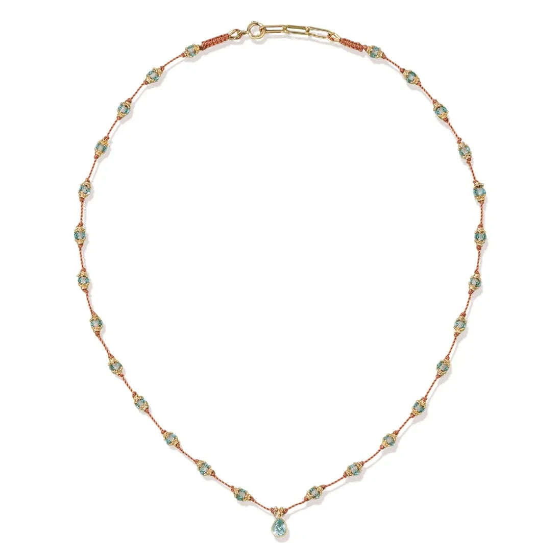 Tityaravy - Talisman Pfingstrose Topaze | Blau