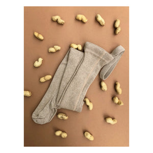 Silly Silas - Trägerstrumpfhose aus Bio-Baumwolle | Beige