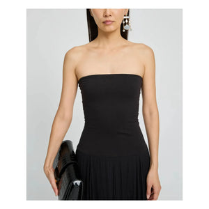 Laurence Bras - Baumwoll-Ballerina-Kleid | Schwarz
