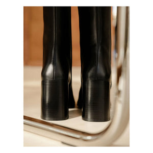 Bobbies - Hisaé Lammleder Stiefel | Schwarz