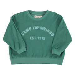 Piupiuchick - Bio-Frottee-Logo-Sweatshirt | Grün