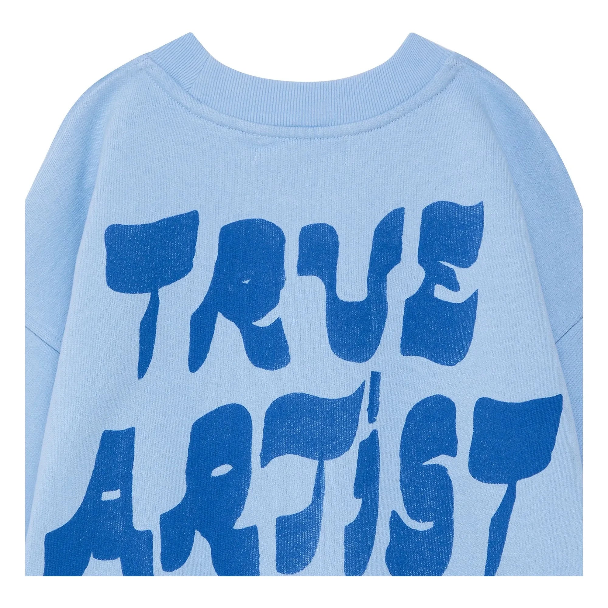 True Artist – Sweatshirt Nr. 11 Bird Bio-Baumwolle | Hellblau