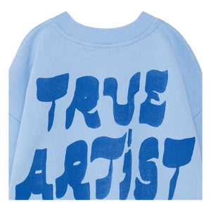True Artist – Sweatshirt Nr. 11 Bird Bio-Baumwolle | Hellblau