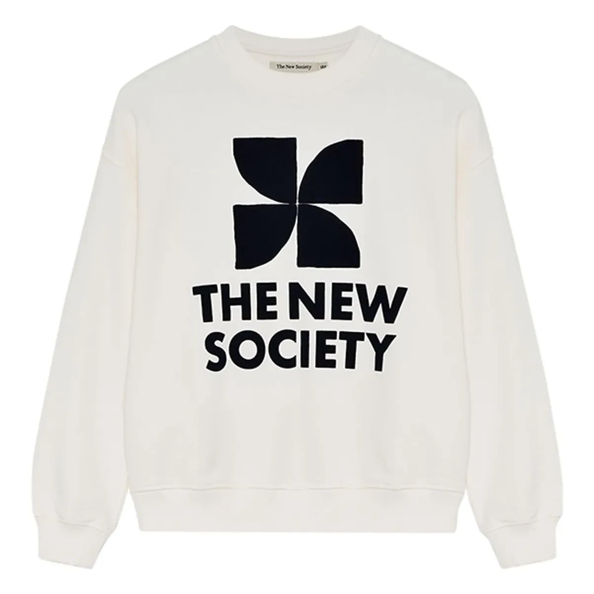 the new society - Sweatshirt aus Baumwolle | Weiß