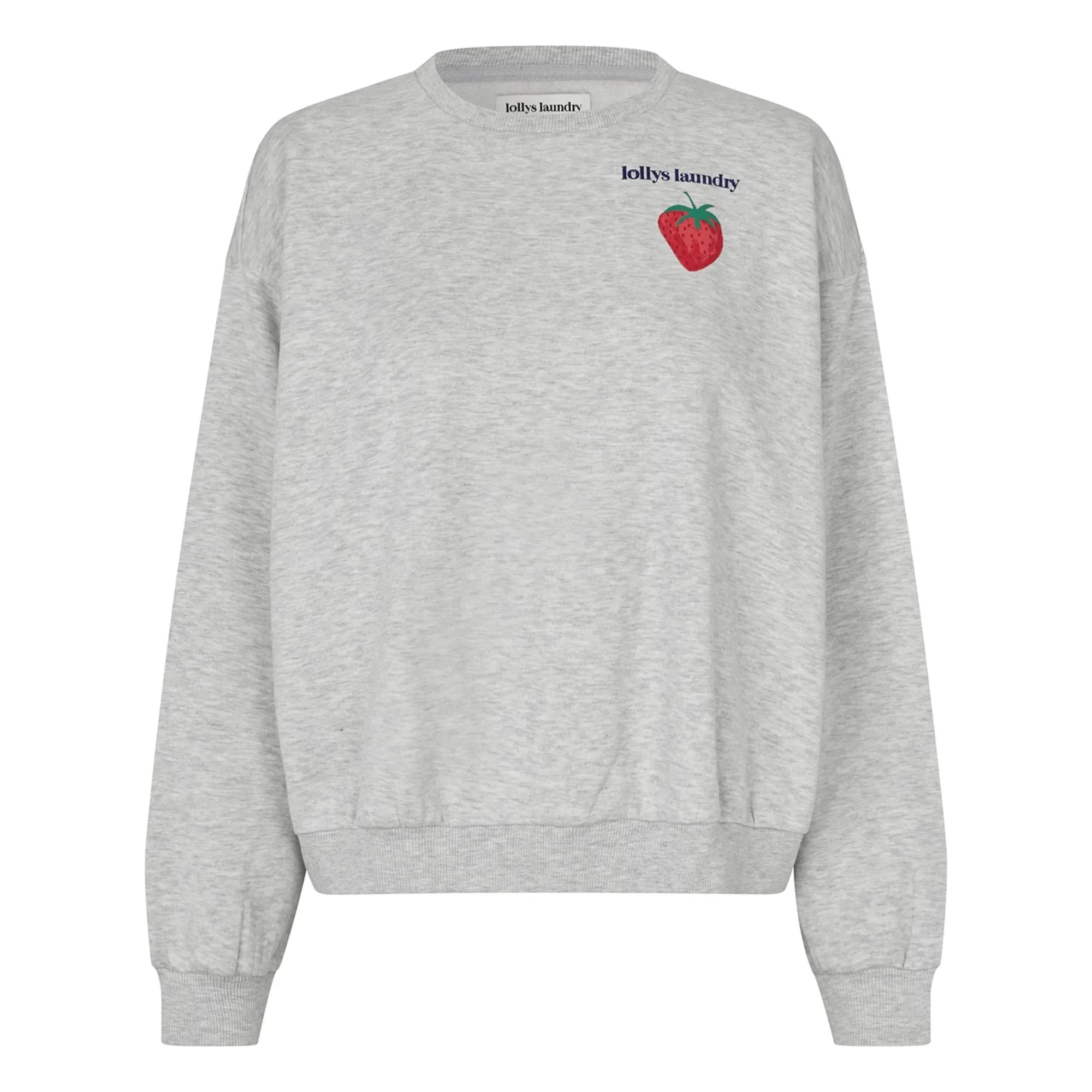 Lollys Laundry - Sydney Sweat Strawberry Baumwolle | Grau