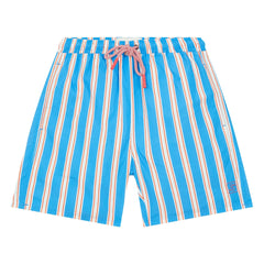 Smallable Kid - Archie Gestreifte Badehose | Elektroblau