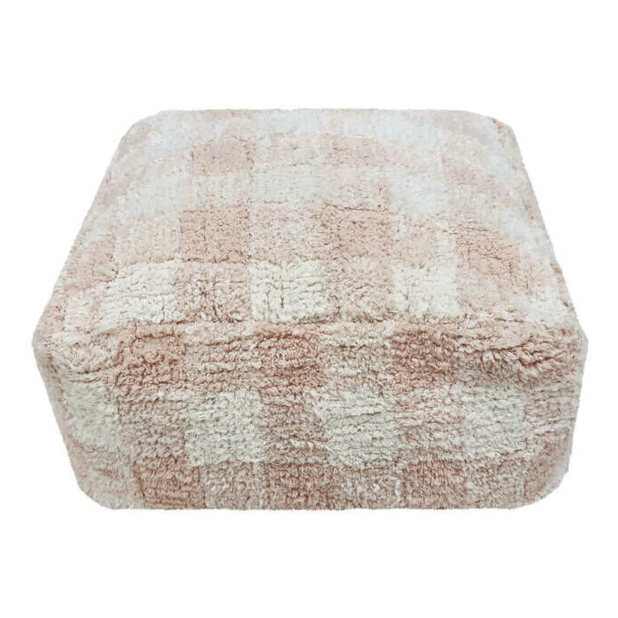 Lorena Canals - Sitzsack mit Vichy-Muster | Rosa