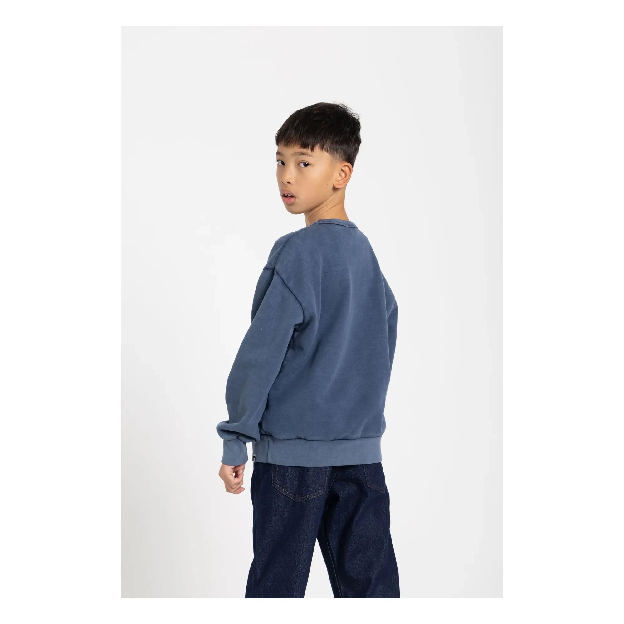 Hundred Pieces – Ryde Bio-Baumwoll-Sweatshirt | Marineblau