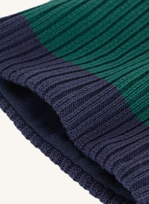 Petit Bateau - Zweifarbiger Choker aus Bio-Baumwolle | Grün