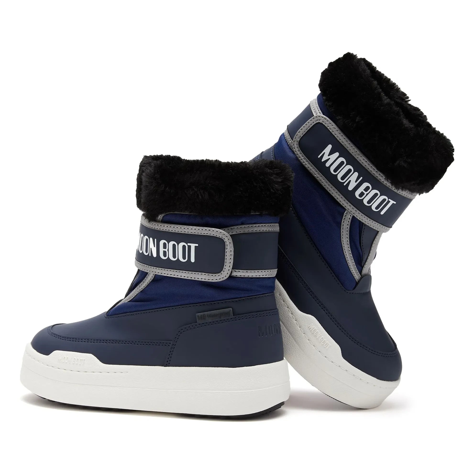 Moon Boot - Jr Park Scratch Stiefel | Blau