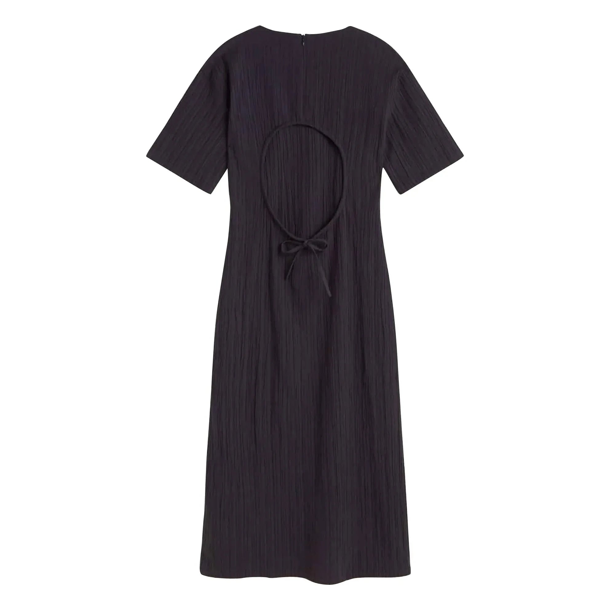 Thinking Mu - Kina Kleid aus Bio-Baumwolle | Blau