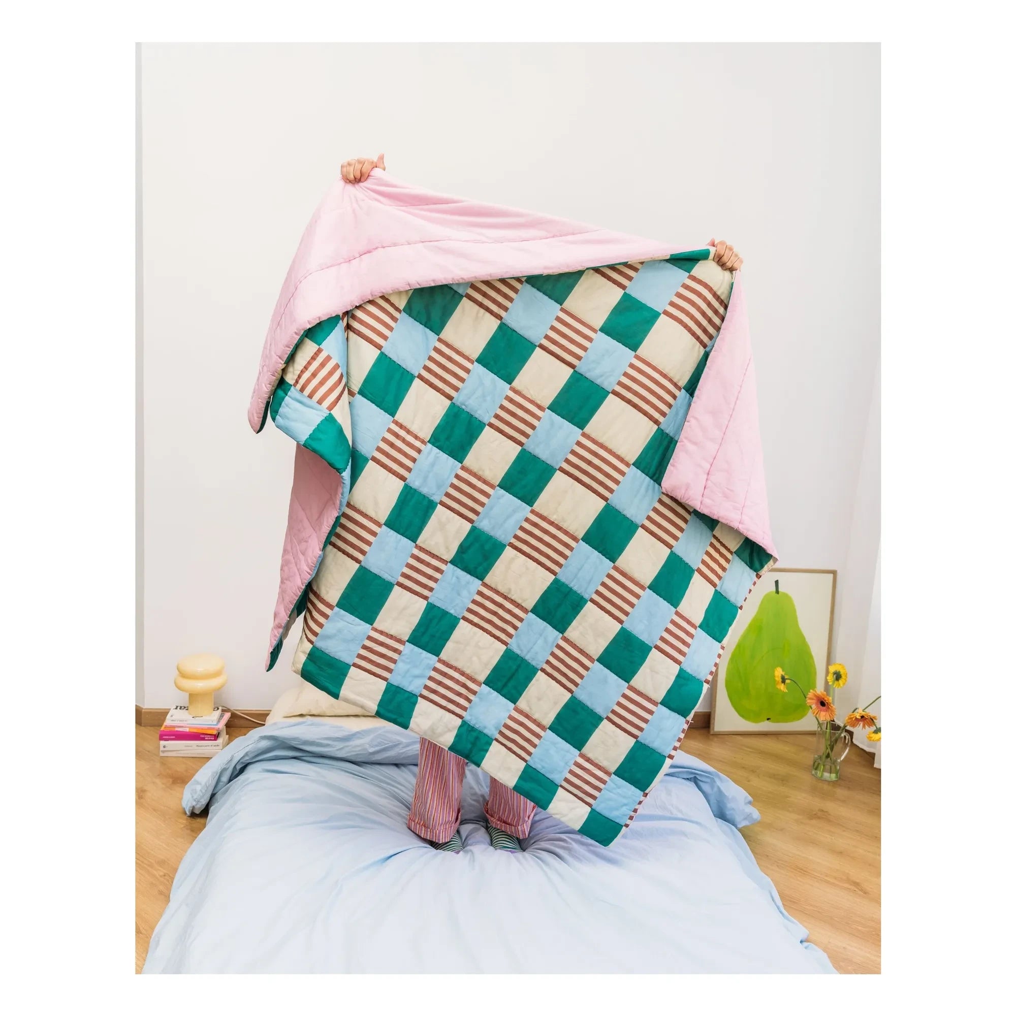 Tarta Gelatina - Playground Wendbare Decke | Grün
