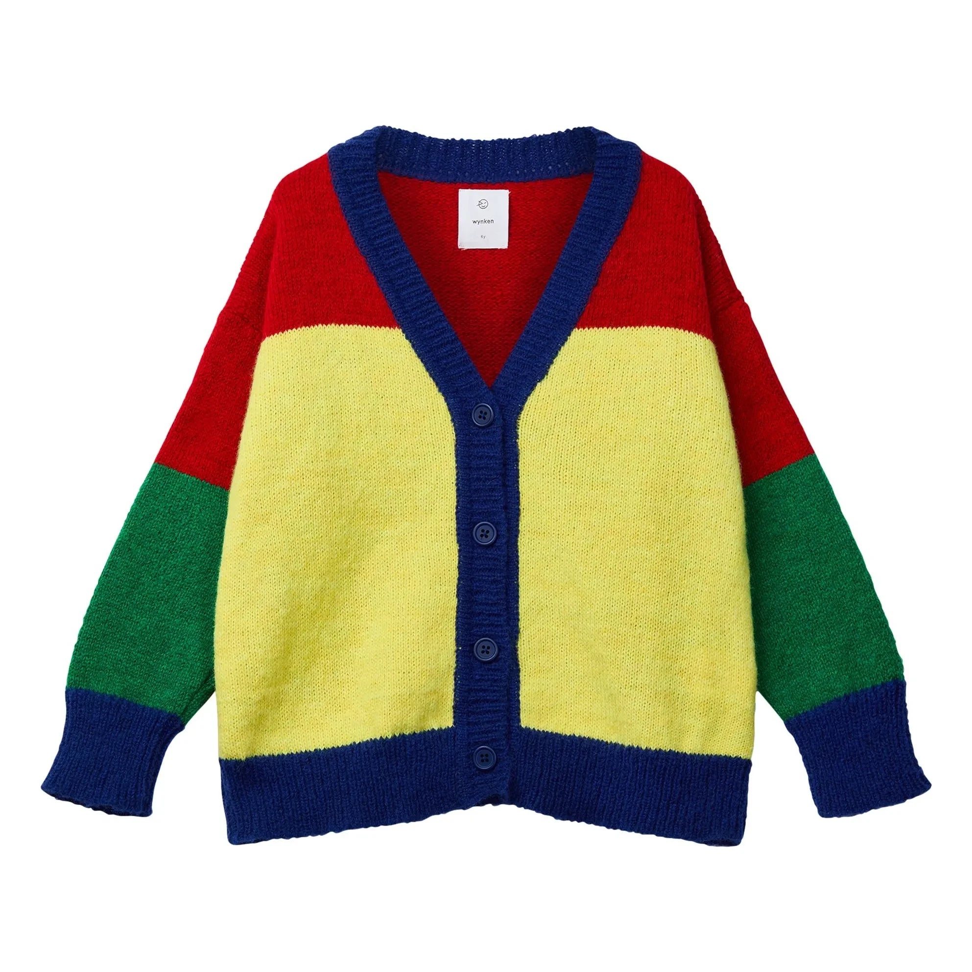 Wynken - Lively Lento Strickjacke aus Wolle | Rot
