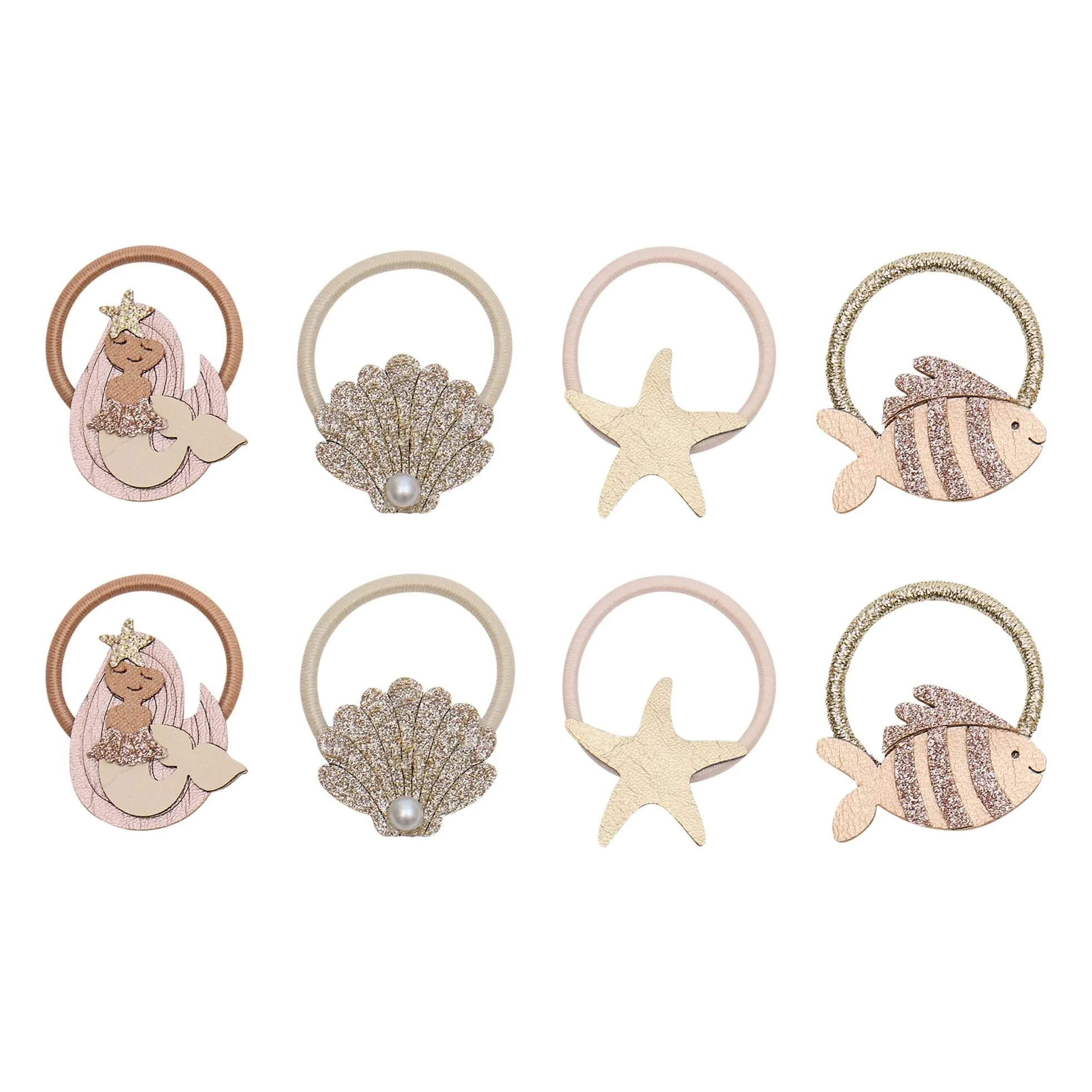 Mimi & Lula - 8er Mini-Meerjungfrauen-Haarspangen-Set | Gold