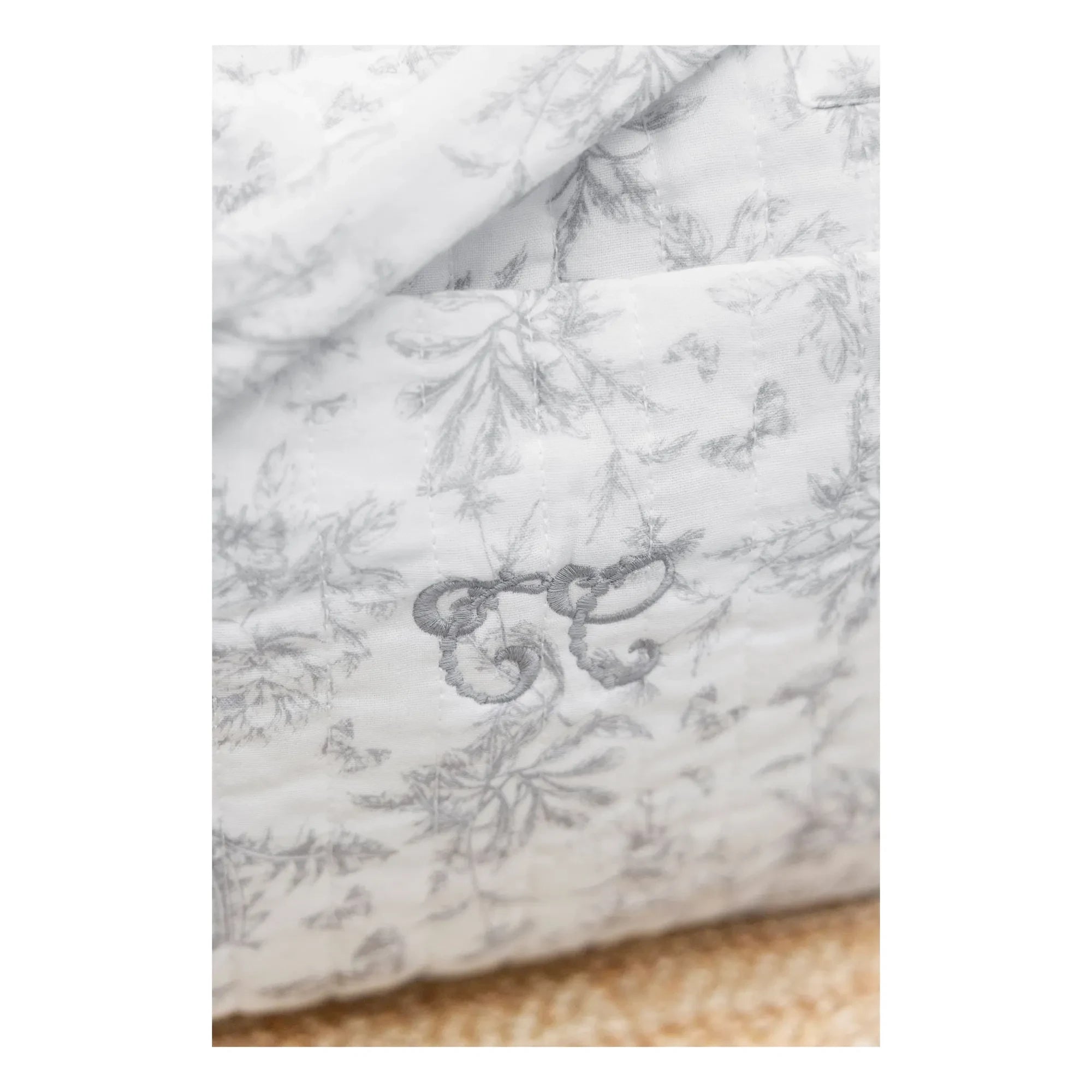 Tartine et Chocolat - Toile de Jouy Wickeltasche | Grau