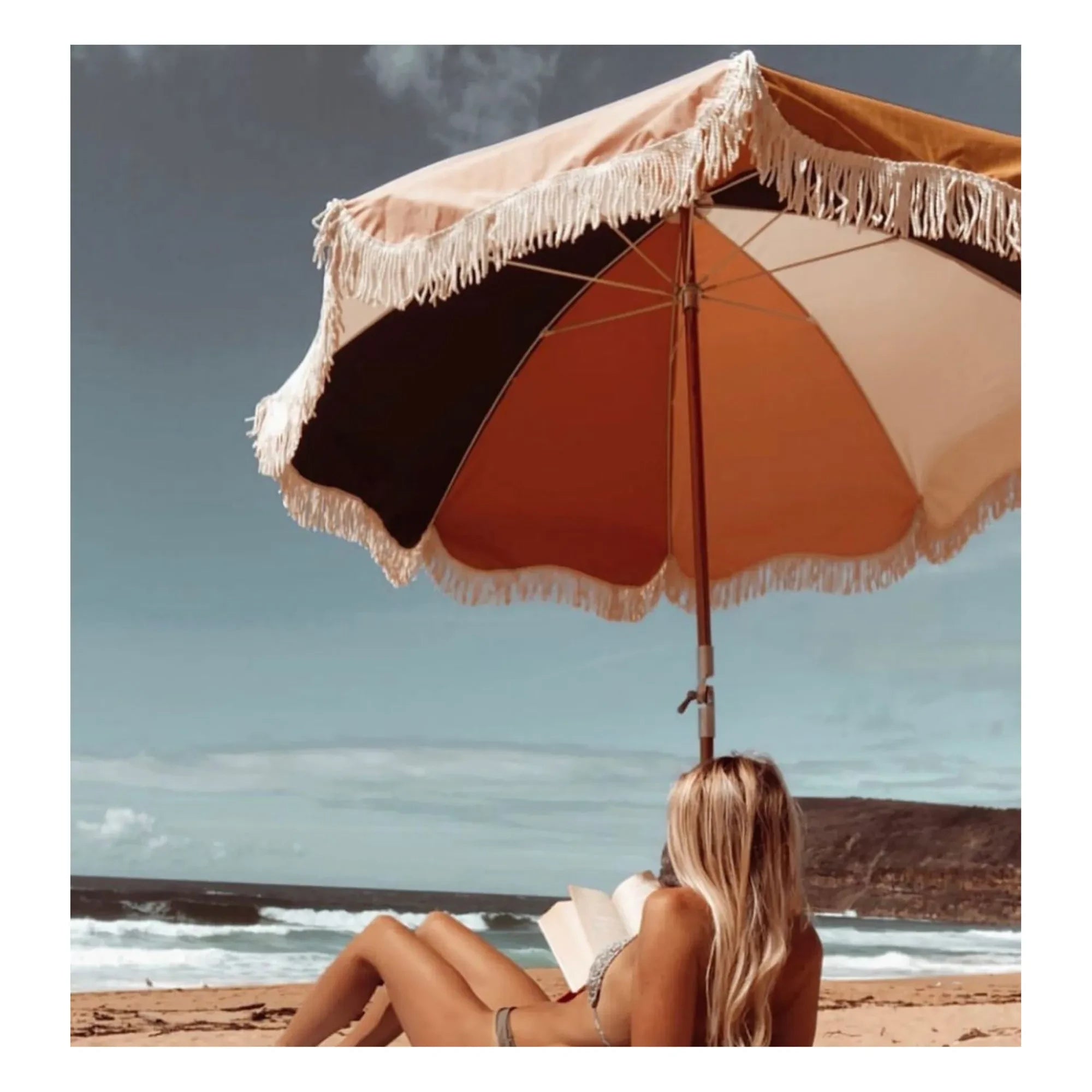 Business & Pleasure Co. - Premium Fransen-Strandschirm