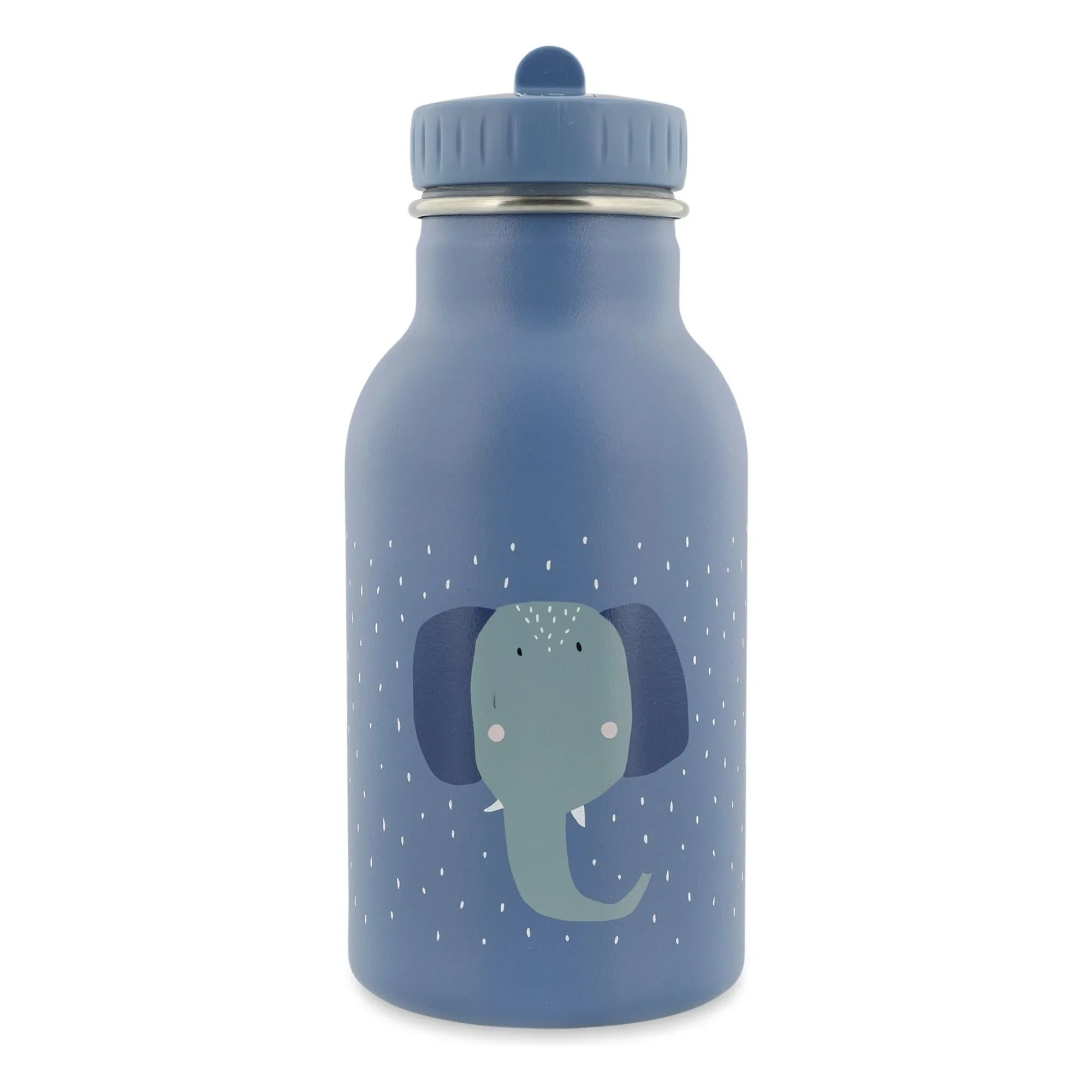 Trixie - Mrs Elephant 350 ml isolierte Trinkflasche | Blau