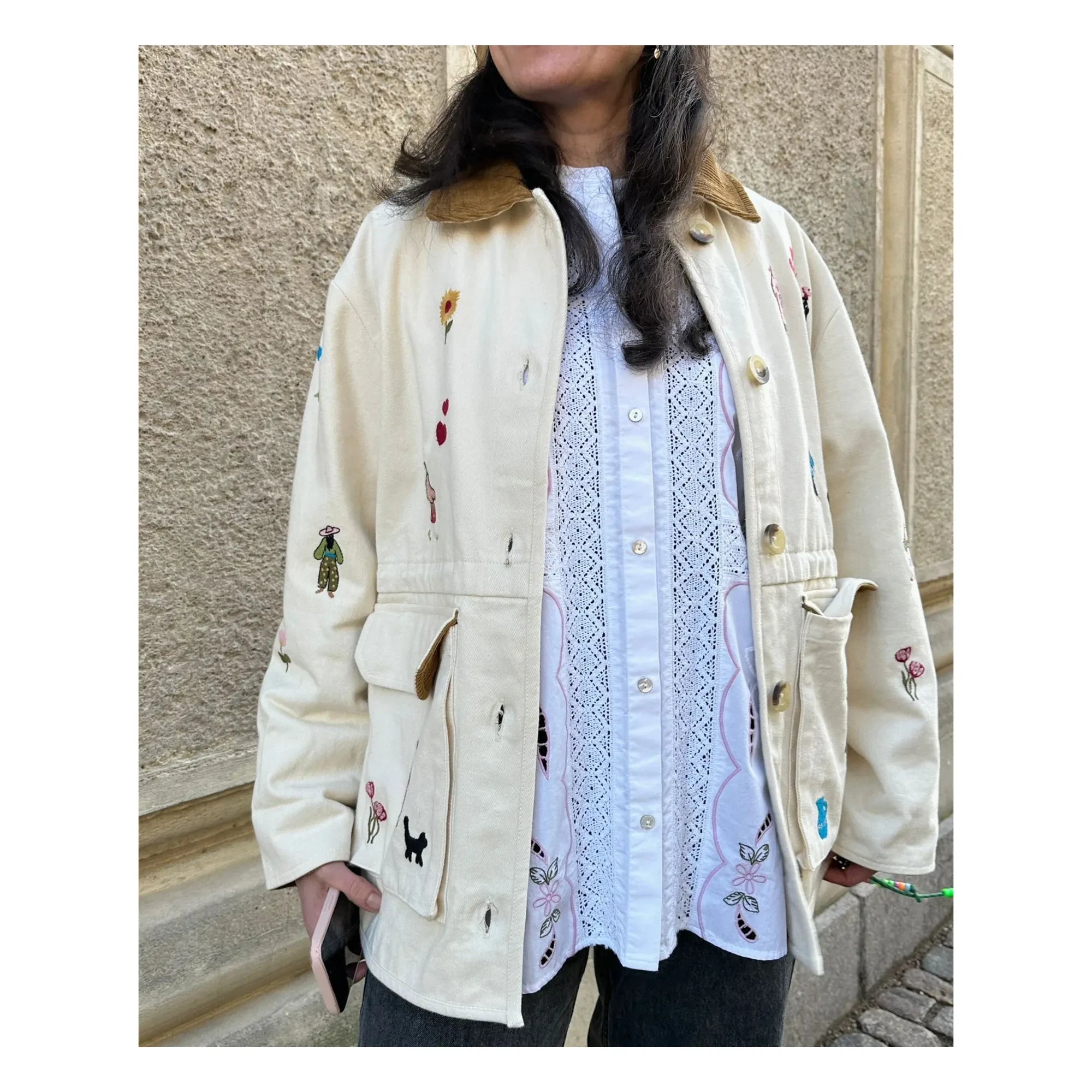 SISSEL EDELBO - Cara Bio-Baumwolljacke | Ecru