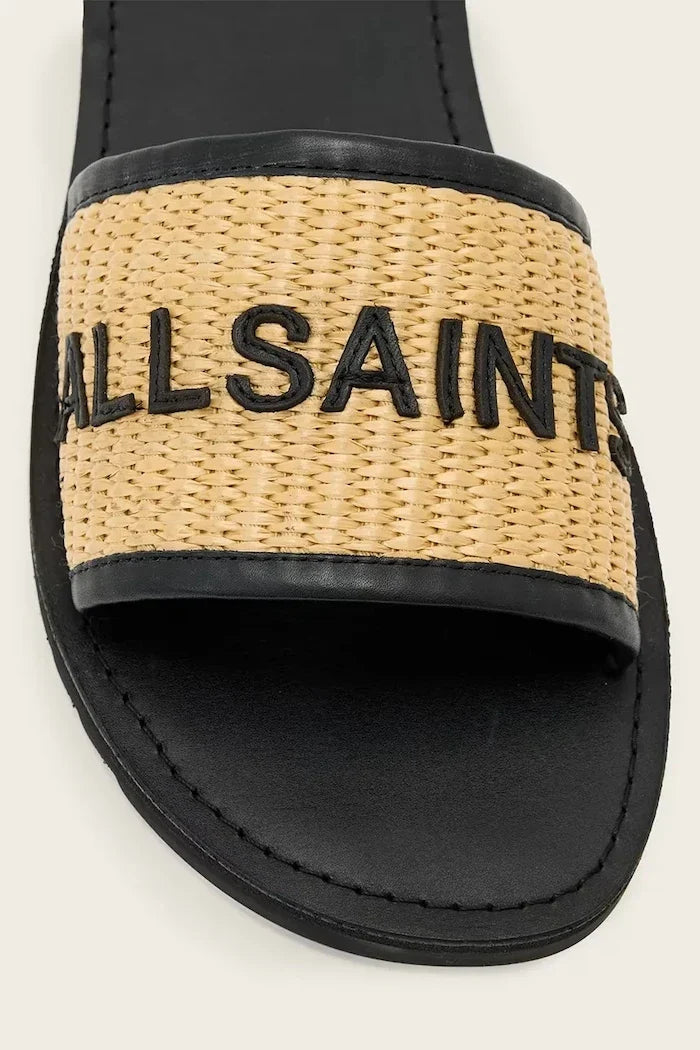 AllSaints Kadın Deri Sandalet Hoxton Slider
