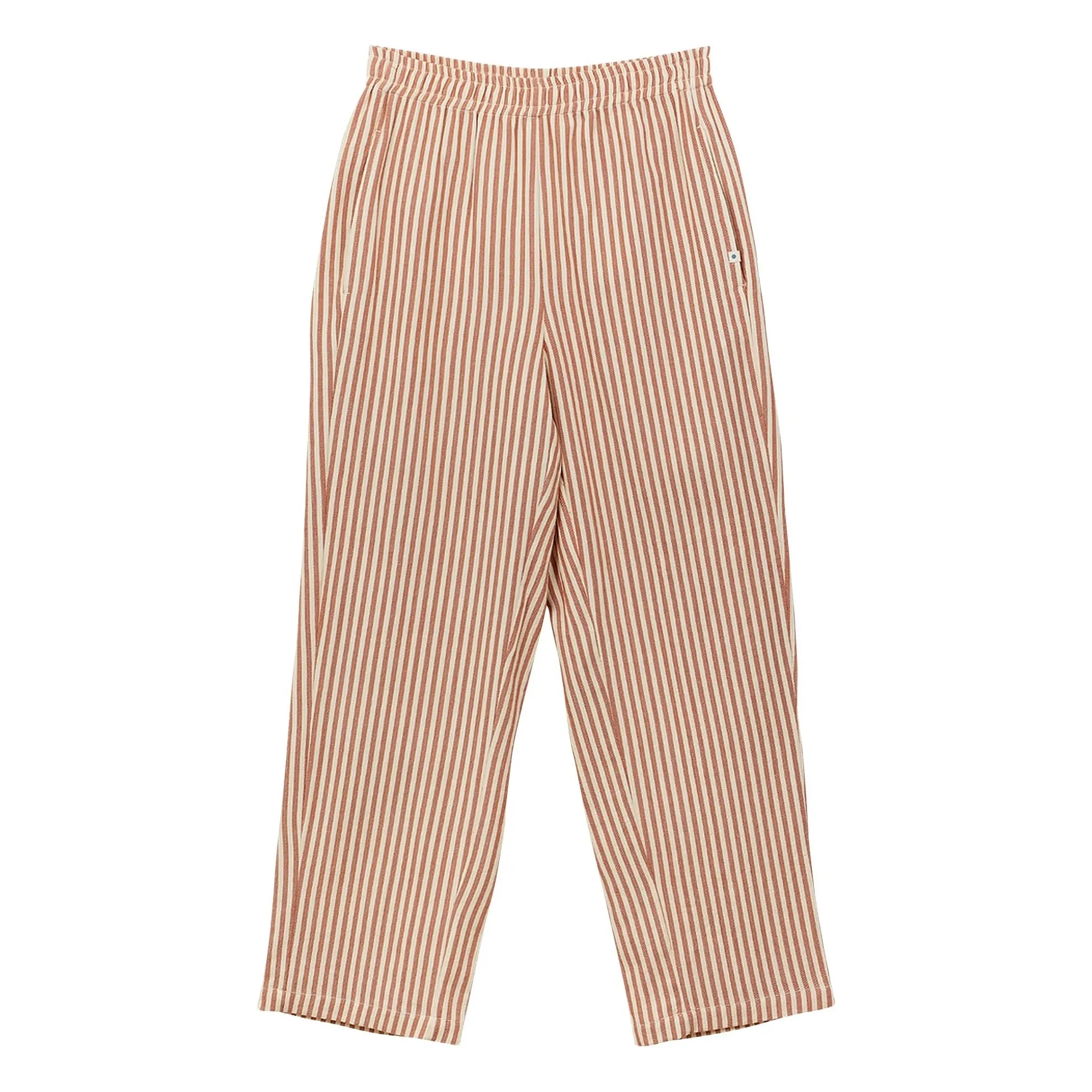 a.p - Gestreifte Transat-Hose | Braun