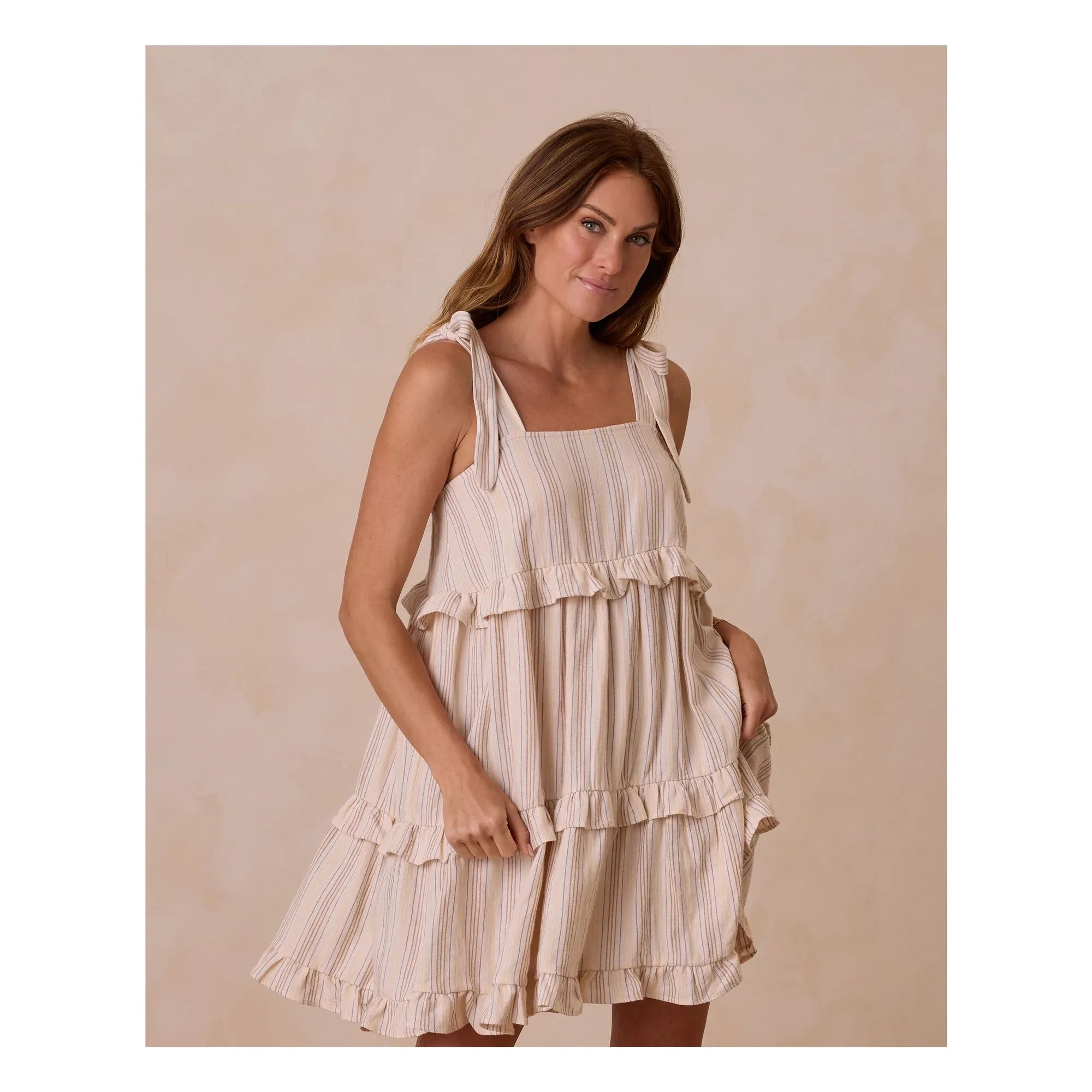 Rylee + Cru - Rüschenkleid | Elfenbein