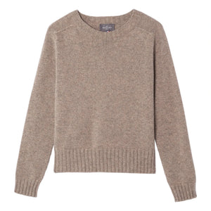 Bompard - Rundhals-Pullover Hammerärmel Kaschmir | Beige