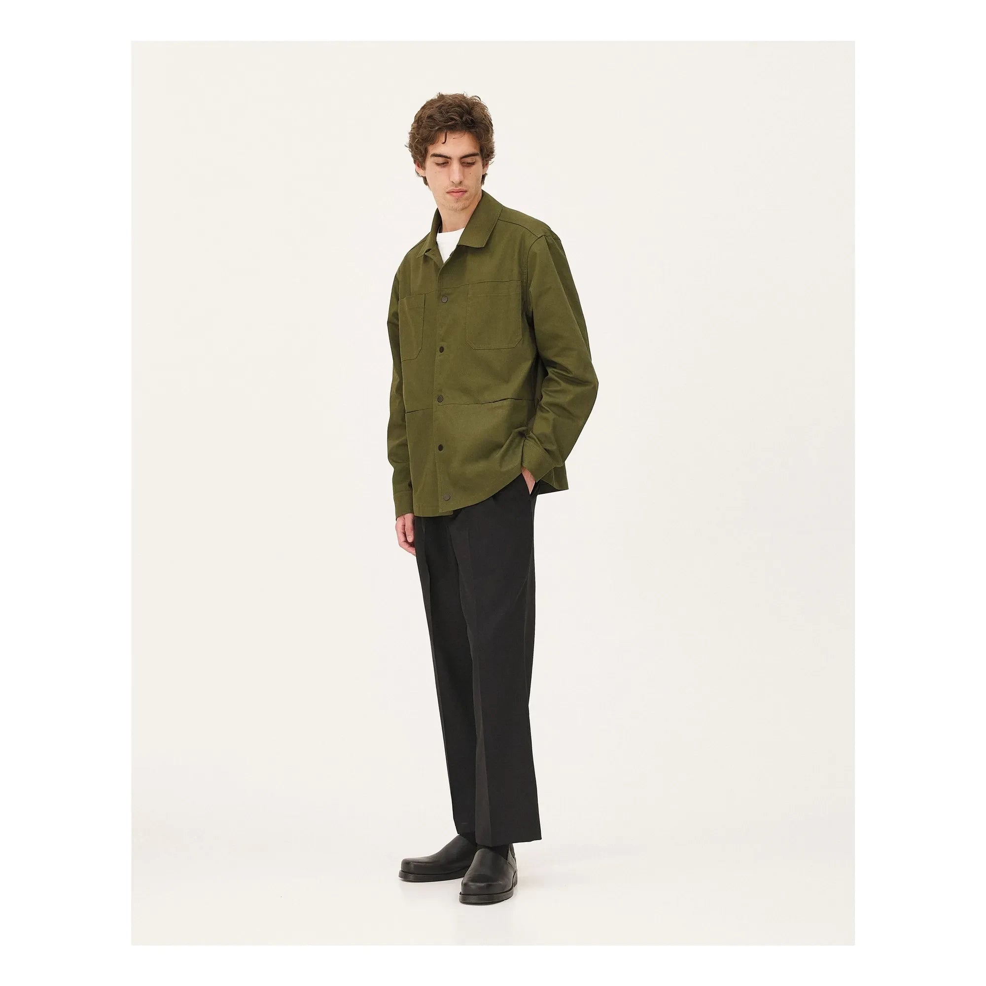 Noyoco - Vancouver Jacke aus Bio-Baumwolle | Waldgrün