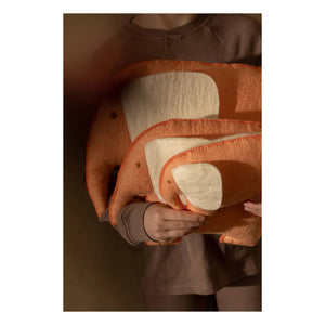 Muskhane - Pasu Fil Filz Sitzkissen | Blush