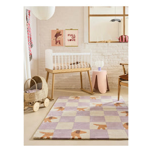 Bleuu-studio - Walter Damier Teppich | Lila