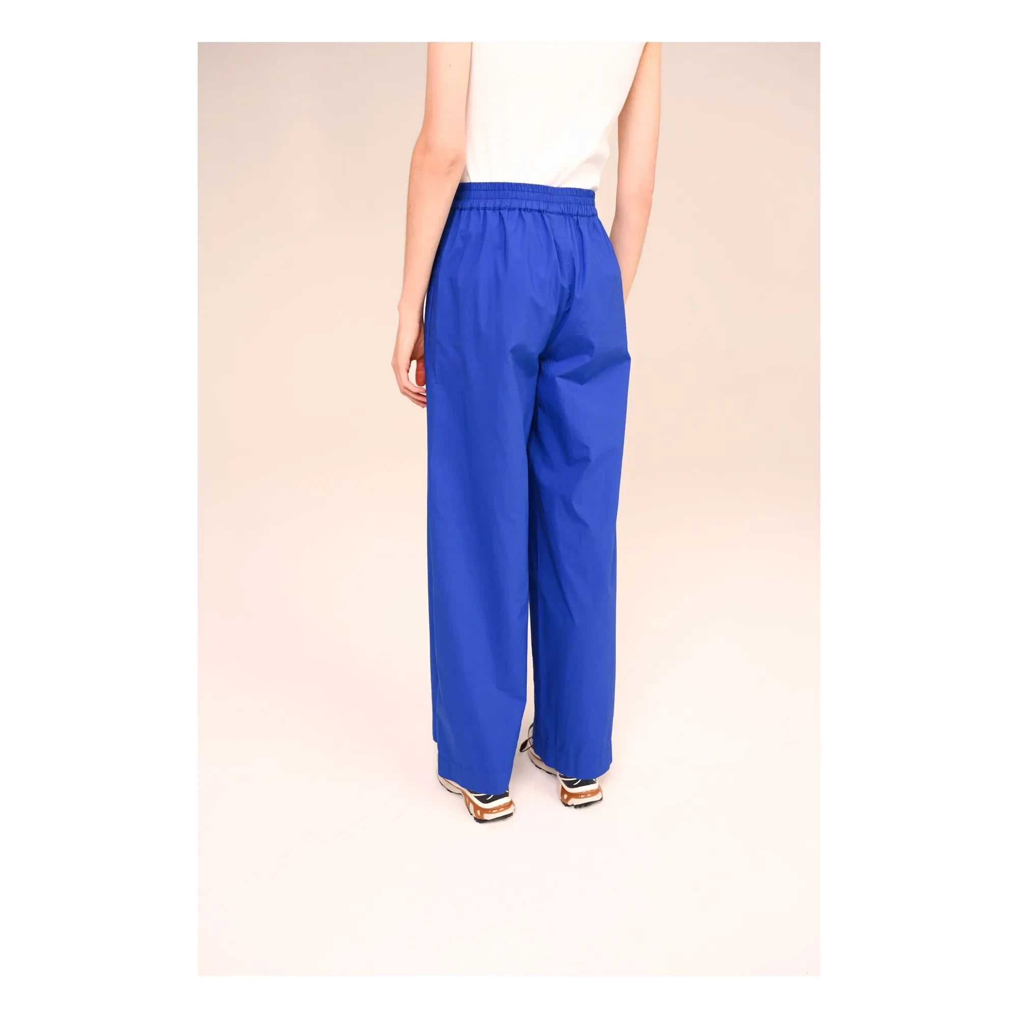 Sacrécoeur - Lola Magna Popeline Hose | Blau