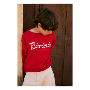 birinit - Chili Birinit Sweatshirt aus Bio-Baumwolle | Rot