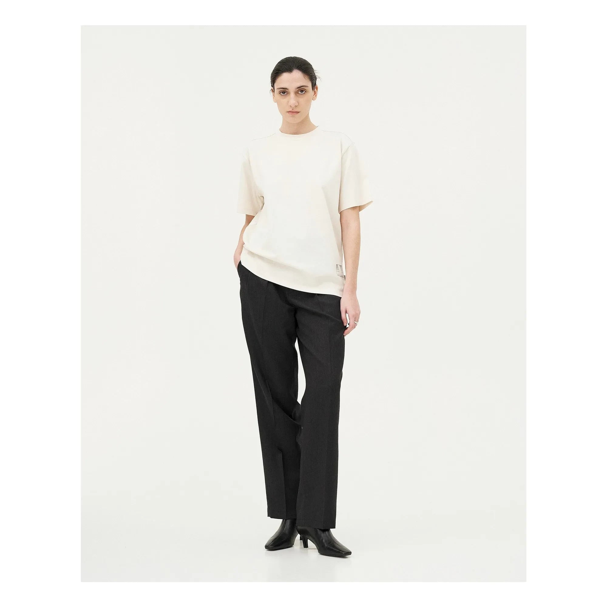 Noyoco - York Merceron T-Shirt Bio-Baumwolle | Off-White