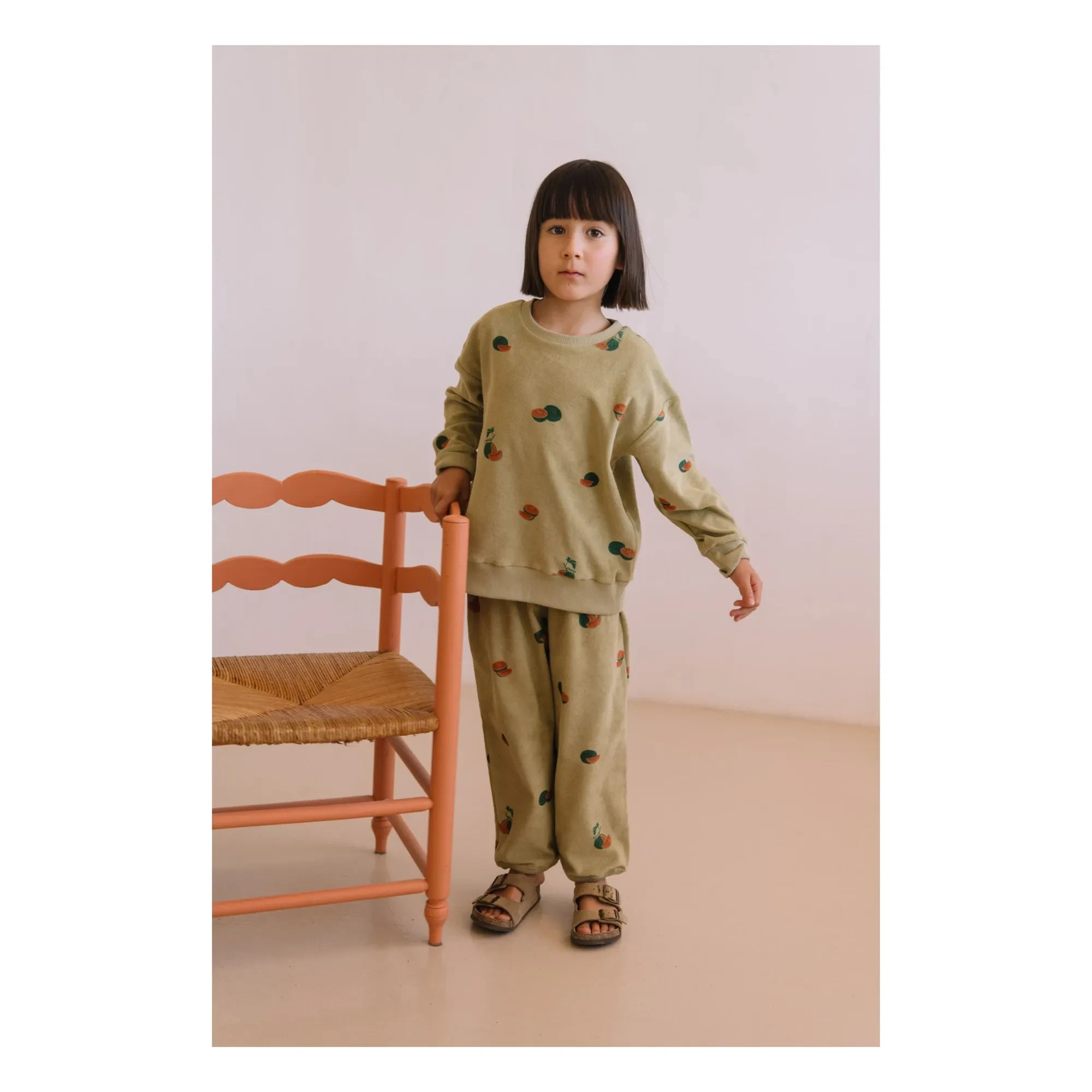 Studio Bohème - Bart Karpuz Sweatshirt Bio-Baumwoll-Frottee | Khaki
