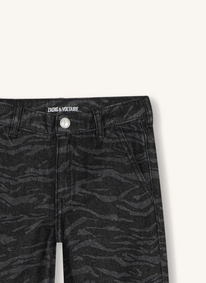 Zadig & Voltaire - Jean Victoria Zebra | Jeans schwarz