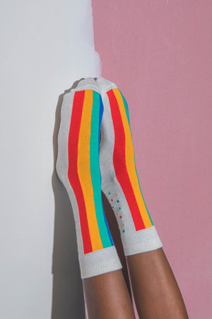 Eat My Socks - Kinder Regenbogenkuchen Socken