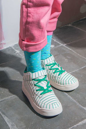 Eat My Socks - Kinder Joe Donut Blaue Socken