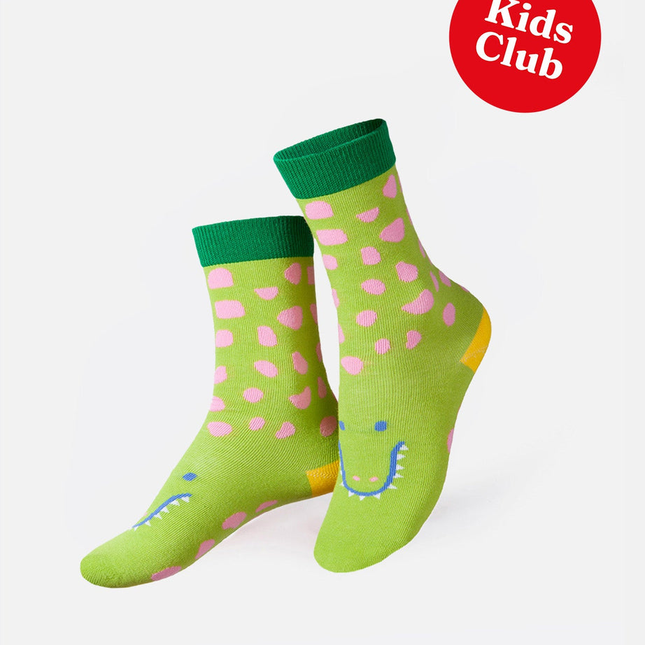 Eat My Socks - Çocuk Komik Timsah Çorap - Dinossi