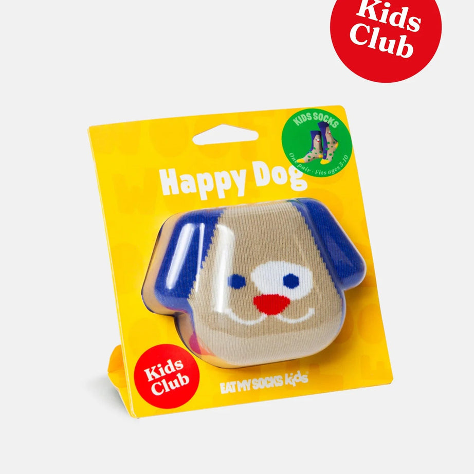 Eat My Socks - Çocuk Mutlu Köpek Çorap - Dinossi