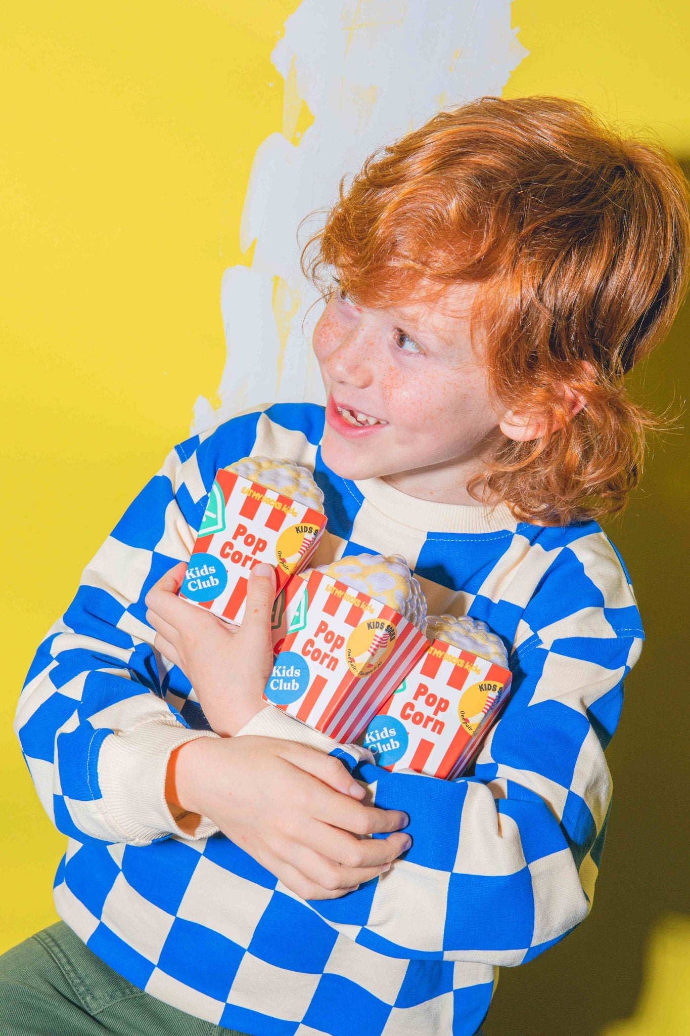 Eat My Socks - Kinder Socken Popcorn