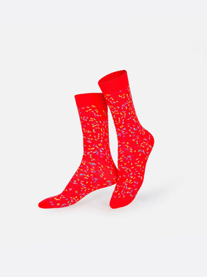 Eat My Socks - Erwachsene Doppelpack Happy Birthday Kerzen-Socken