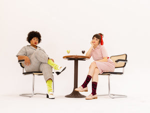 Eat My Socks – Erwachsene Rotweinsocken
