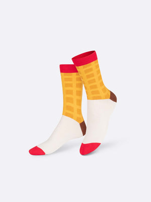 Eat My Socks - Erwachsene Süße Waffelsocken