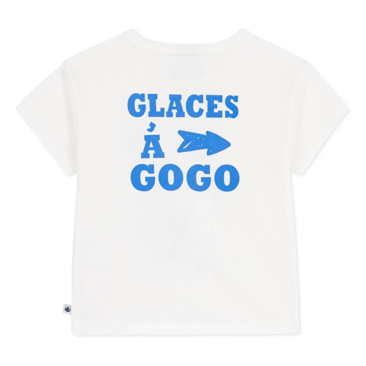 Petit Bateau – Bio-Baumwoll-Hund-T-Shirt | Weiß