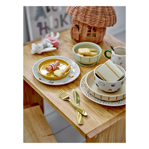 Bloomingville Mini - Agnès Steingut-Essgeschirr | Weiß