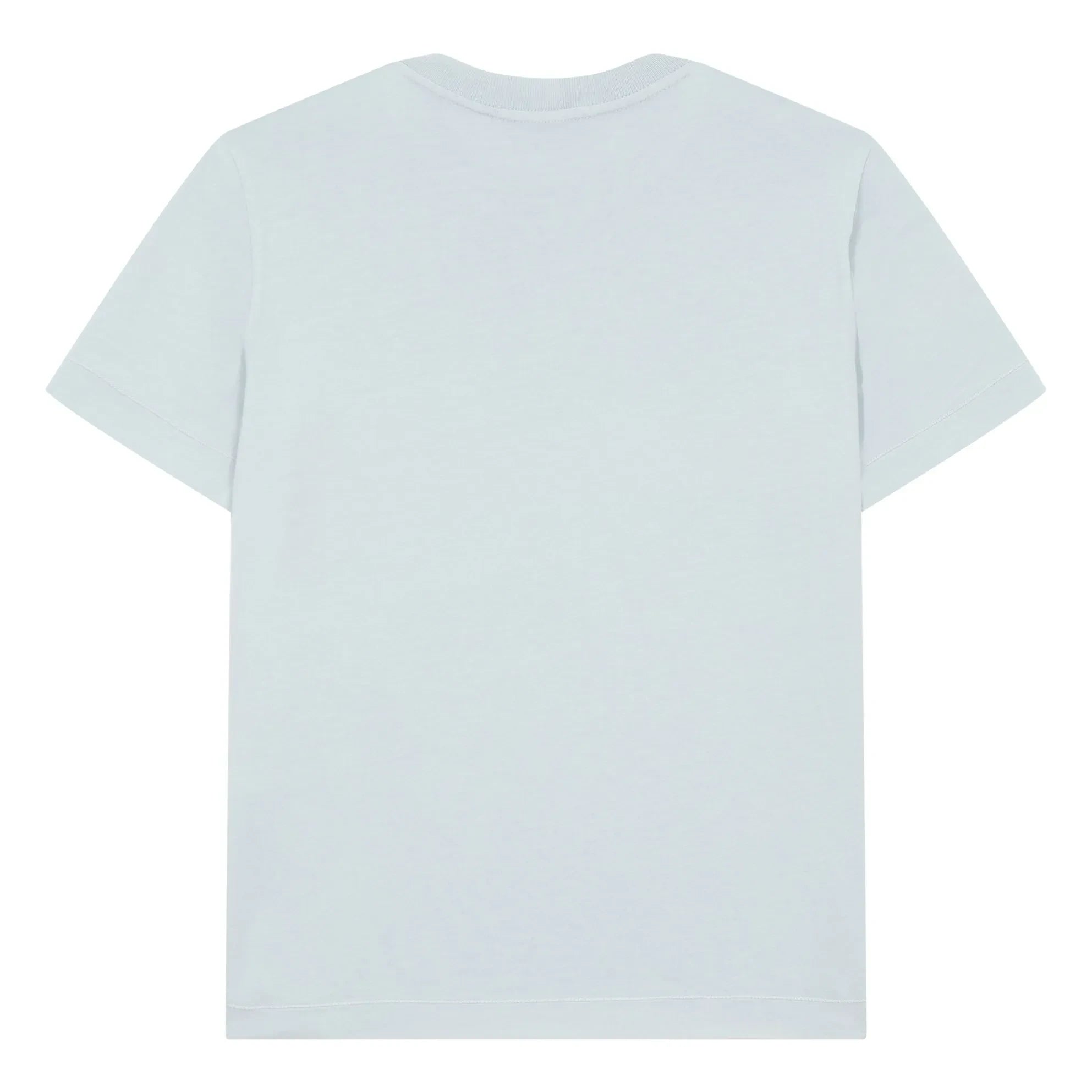 Stone Island - T-Shirt mit Brustlogo | Hellblau