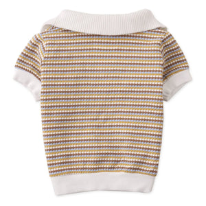 Gingersnaps - Gestreiftes Polo-Shirt Nicholas | Weiß