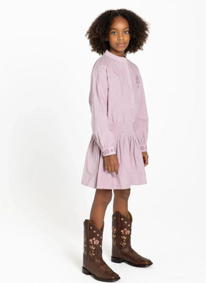 Hundred Pieces - Enoha Stars Kleid | Pudra rosa