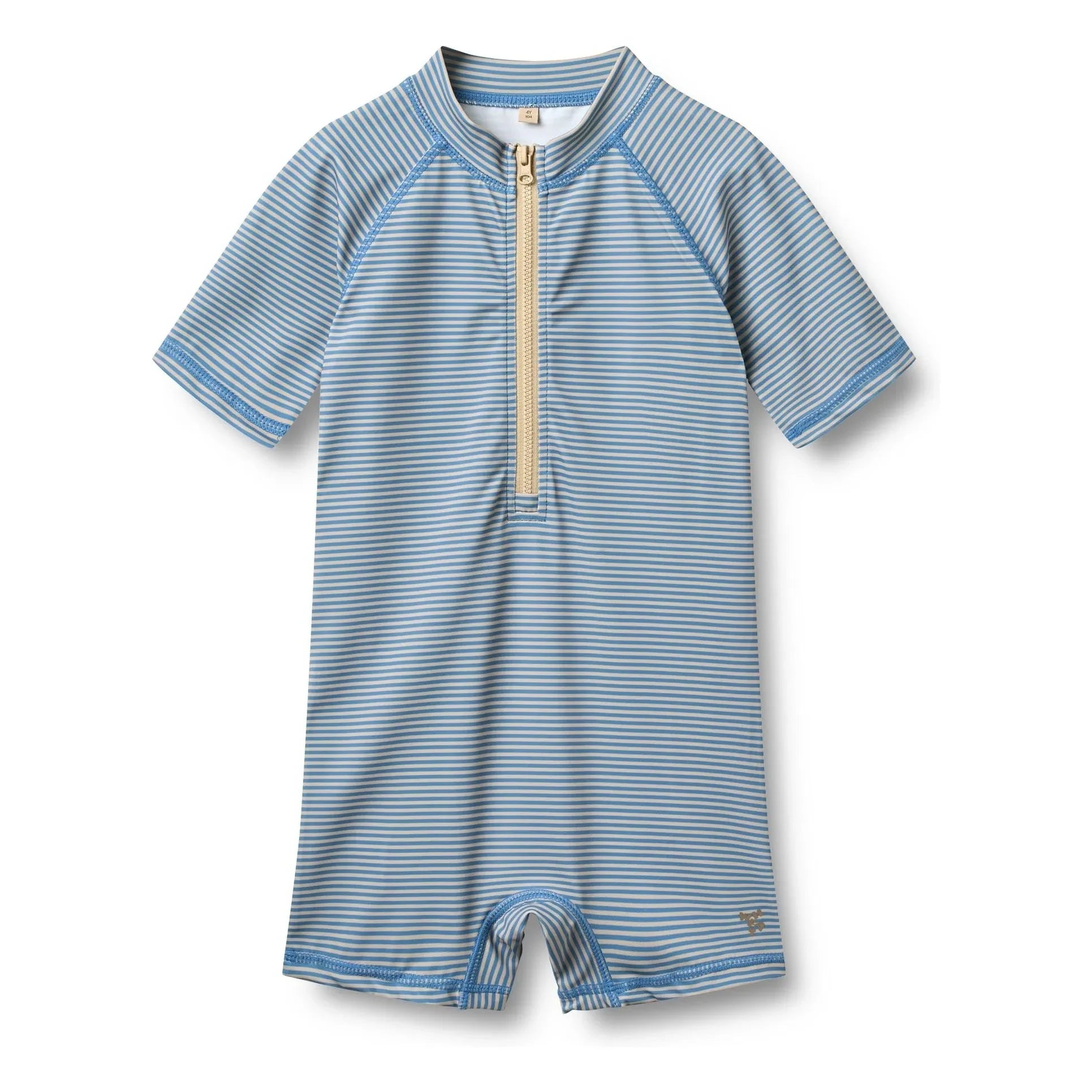 Wheat - Bathing Suit Cas Rayée Geri Dönüştürülmüş Elyaflar | Açık Mavi